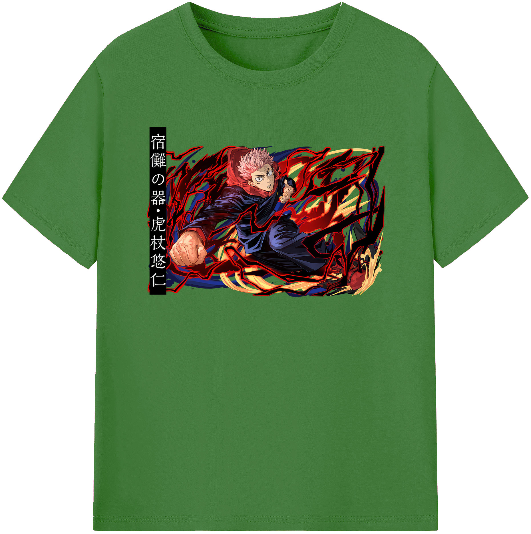 （画像用） 呪術廻戦 Jujutsu Kaisen レディースカジュアルプリントTシャツ（綿100％）